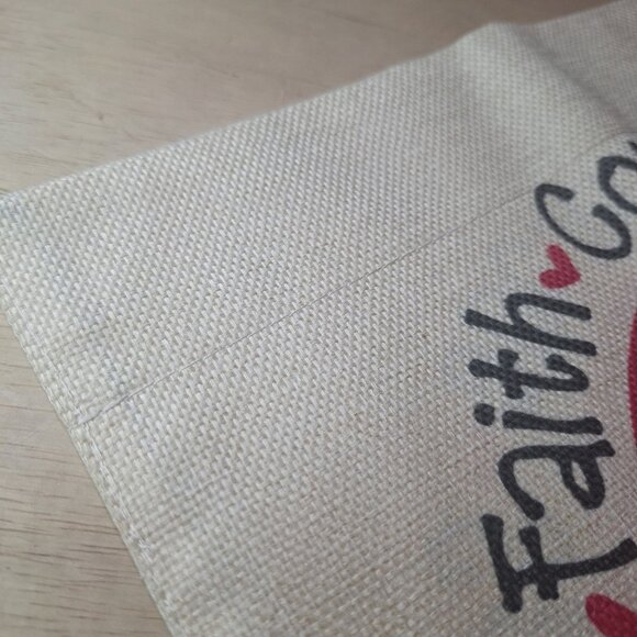 Breast Cancer Awareness Garden Flag Decorative Burlap 12.5 x 18 Inches Hanging - Picture 3 of 4